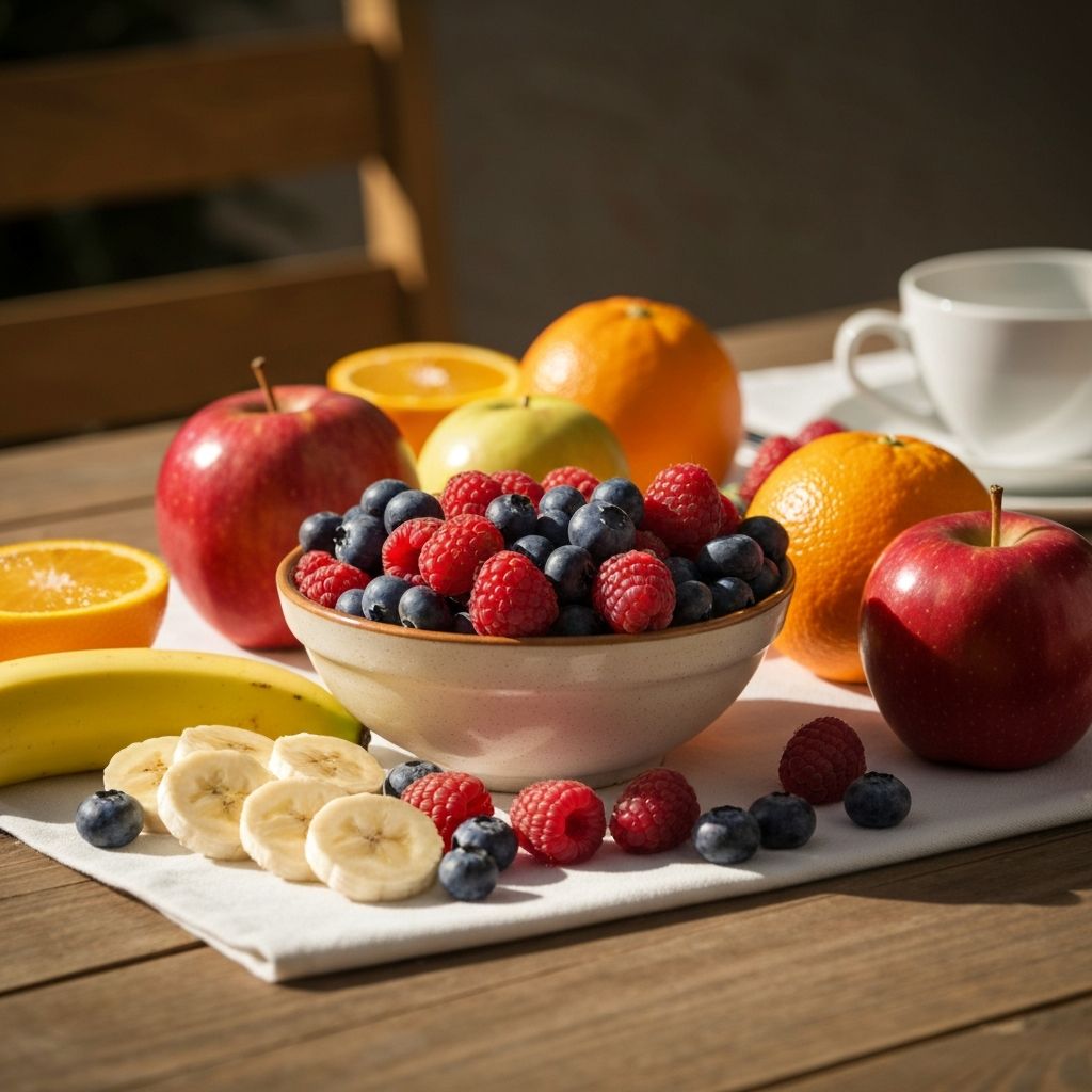Breakfast fruits